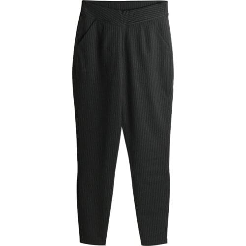 Wholesale Summer Women Real Silk Pencil Pants Mid Waist Slim Casual Pants Women Slacks Comfortable Female Plus Thick Pants 8046