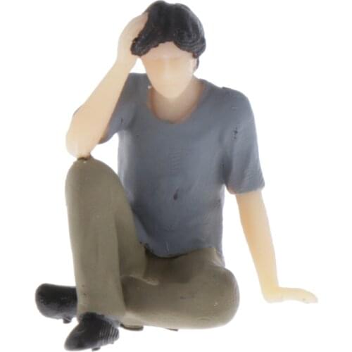 1:64 Figures Diorama Young Uniform Girl Japanese Boy for GTR RWB