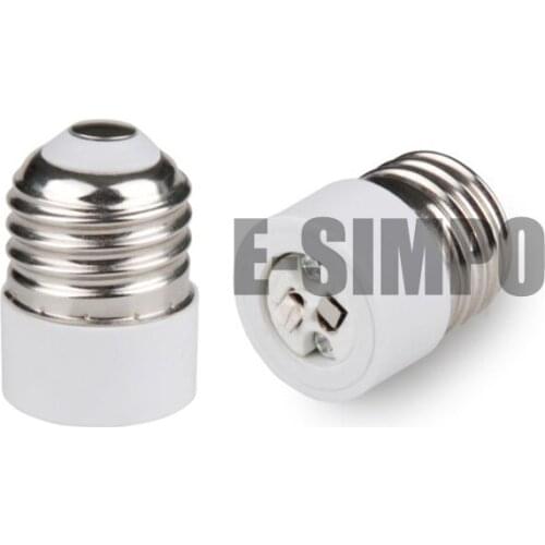 10pcs/lot E27 to MR16 lamp base adapter, allow you install MR16/Gu5.3 lamp into E27 socket, CE Rohs