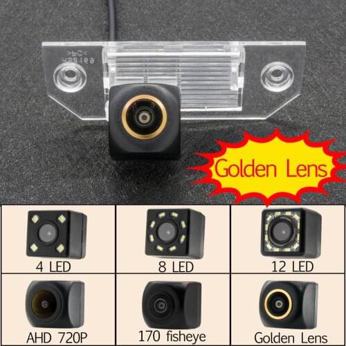 175 Degree MCCD Fisheye Starlight 12LED Tracks Full HD Car Reverse Rear View Camera For Ford Focus 2 MK2 Sedan Sedan C-Max C Max