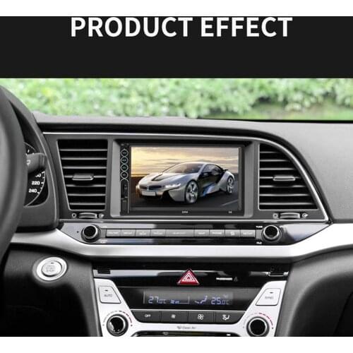 50% Hot Sales N6 7 Inch Touch Screen 2 Din Car Radio Bluetooth Video MP5 Player with Camera