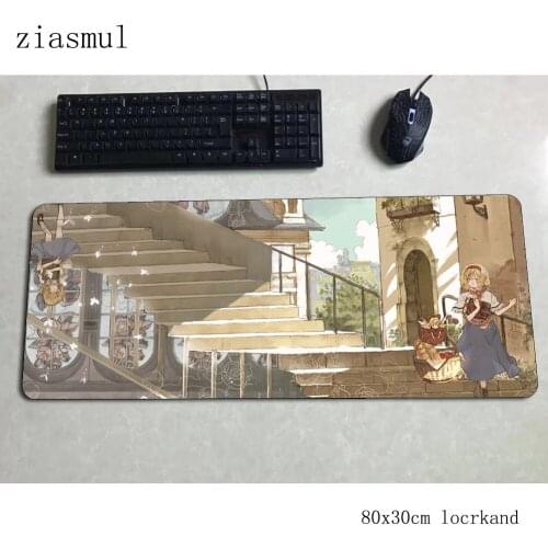 Alice Margatroid mats cool new 900x400mm gaming mouse pad keyboard mousepad notebook gamer accessories HD pattern padmouse mat