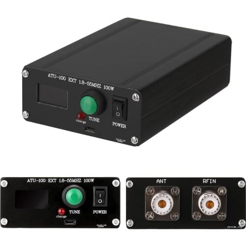 ATU-100 EXT 1.8-55MHz 100W Open Source Shortwave Automatic Antenna Tuner with Metal Housing Assembled