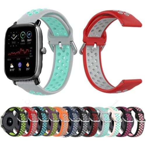Colorful Strap For Huami Amazfit GTS 2 Mini 2 2e GTR 42mm Bip S U Pro Wristband Bracelet For Polar ignite 2 Unite Watch Band