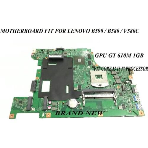 FAST SHIPPING. BRAND NEW. 55.4YA01.011 48.4TE05.011 laptop Motherboard For LENOVO B590 B580 V580C MAINBOARD. GT610M 1GB