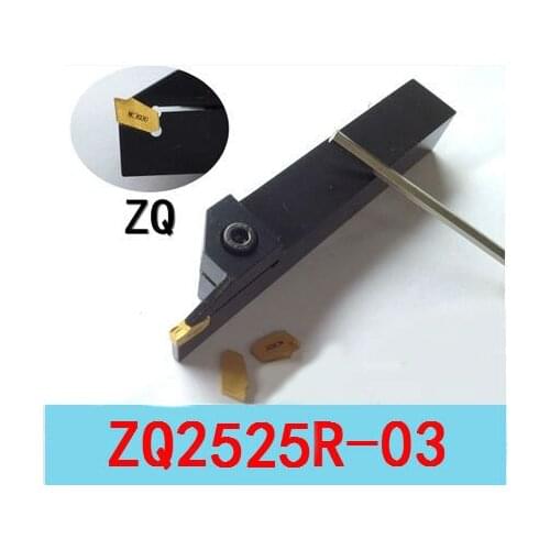ZQ2525R-3 25mm External Grooving Holder Cut-Off Slotting Cutter 3mm suit for SP300,boring Bar,cnc,machine,cutting