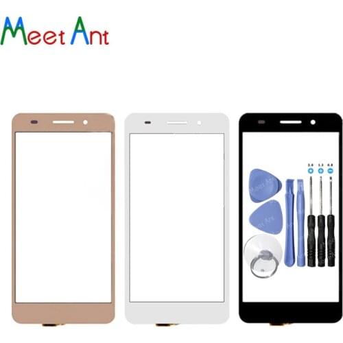 High Quality 5.5" For Huawei Y6II Y6 II Touch Screen Digitizer Sensor Outer Glass Lens Panel Black White Gold