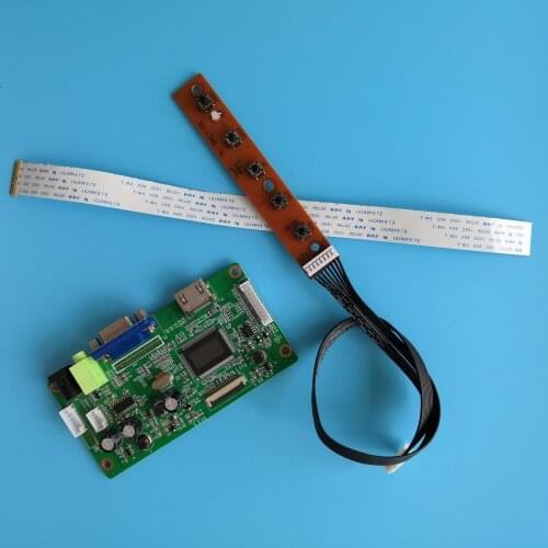 For B156XTN08.0 KIT VGA LCD EDP DRIVER monitor 1366X768 DIY 40Pin SCREEN display Controller board 15.6"