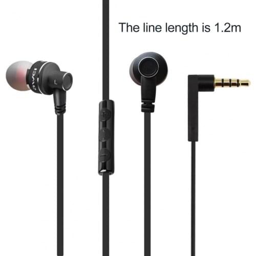 ES-10TY Wired Earphone HiFi Bass Music Sports 3.5mm Headset In-ear Earbuds With MIC For All Phones