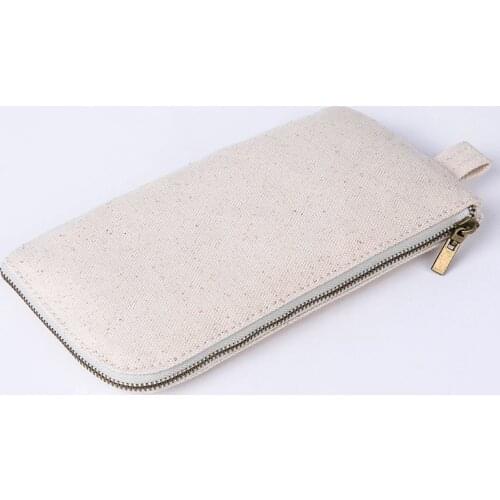 Canvas bag female Korean version of the bag art envelope bag casual simple storage cloth bag