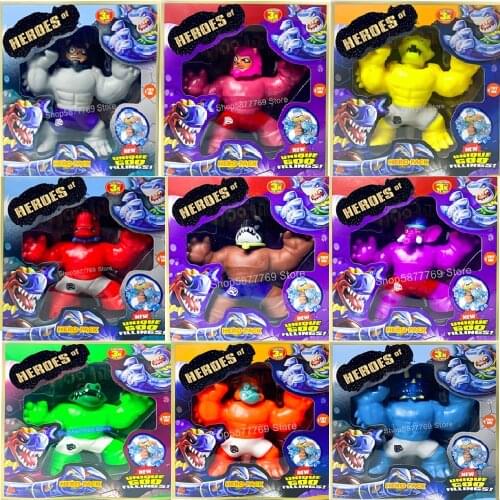 Hot! Goo Jit Games Super Heroes Stress Toys Squeeze Squishy Rising Anti Soft Dolls Figurines Collectible For Kids Gift Zu -WPXP1