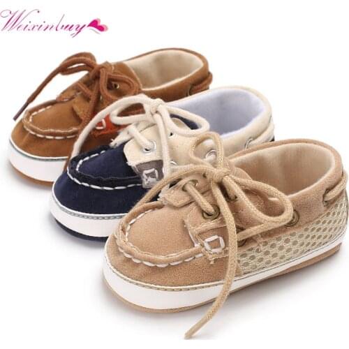 HOT!Spring Baby Boy Casual Shoes Lace-up T-tied solid color casual Toddler Shoes Non-slip Soft Bottom Warm Shoes