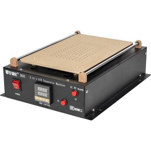 BEST 968 2 In 1 Vacuum Separator LCD Built-in Pump Vacuum Fix Repair Broken Mobile Phone Touch Screen Glass Separate Machine