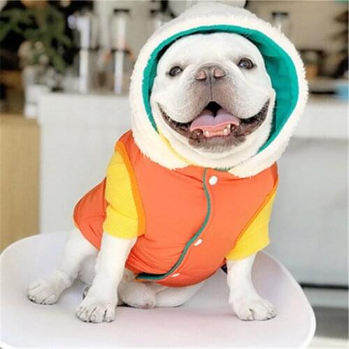 French Bulldog Clothes Pug Clothing Reversible Dog Coat Jacket Outfit Poodle Pomeranian Schnauzer Welsh Corgi Frenchies Costume