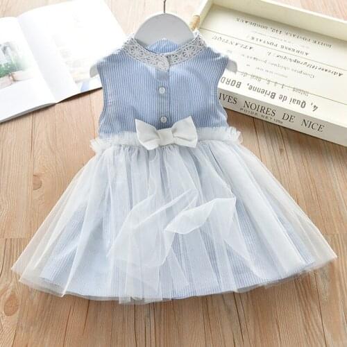 Girls Dress Summer Little Dirls Mesh Princess Dress 2021 Korean Childrens Dress Foreign Style Vest Skirt Girls Skirt