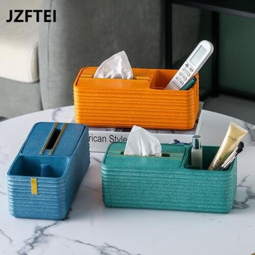 Simplicity Decorative Table Car Tissue Box Dinner Paper Organizing Towel Quality Household Use Boxes Resin Home