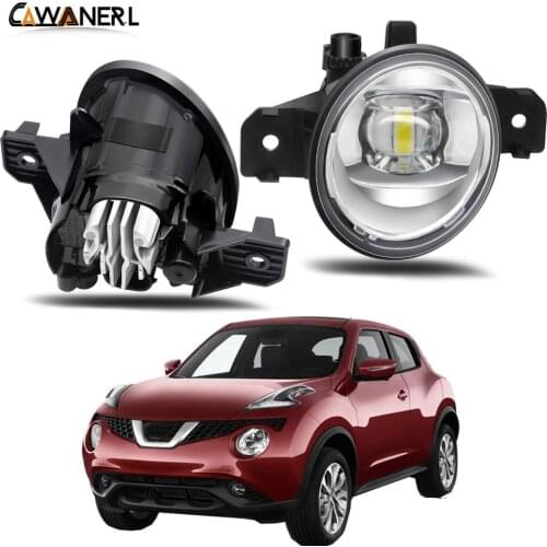 Fog Light Assembly Car Driver + Passenger Side LED Lens Fog Lamp Daytime Running Light 30W 12V For Nissan Juke 2015 2016 2017