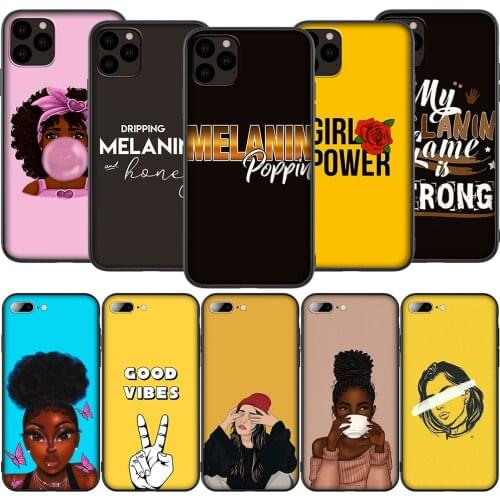 Lavaza K1 2bunz Melanin Poppin Silicone Soft Case for iPhone 12 Mini 11 Pro XS Max XR X 8 7 6 6S Plus 5 5S SE 2020
