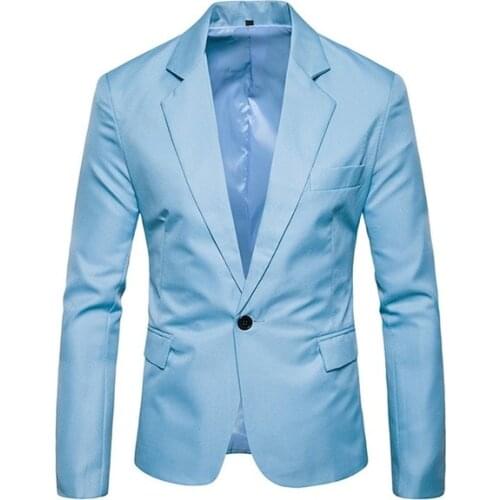 Blue Green Slim Men Casual Suit Jacket Business Dress Blazers Summer Autumn Suit Jacket Men Americana Hombre Casual