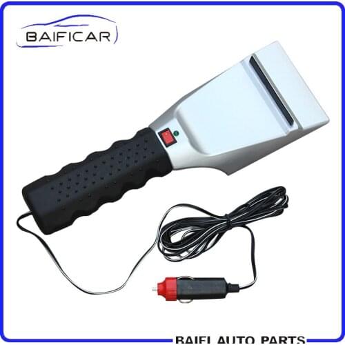 12V Electric Heated Car Ice Scraper Automobiles Cigarette Lighter Snow Removal Shovel Windshield Glass Defrost Clean Tools