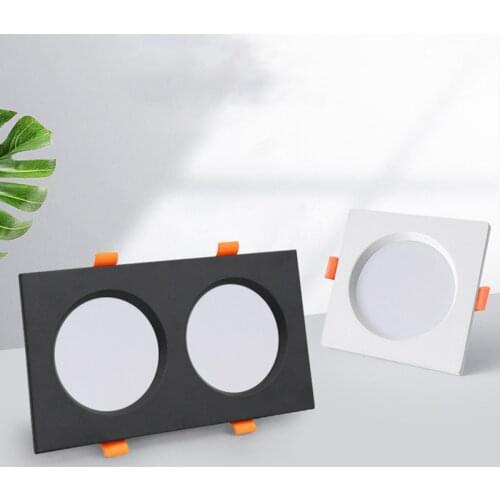 Led downlight fog light for ceiling, single head ultra-thin recessed light, ceiling light panel, grill