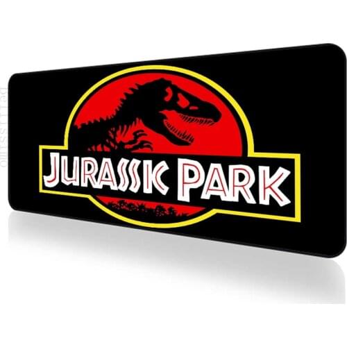 Jurassic Park Mouse Pad Mat Computer Mousepad 90x40cm Natural Rubber XXL Mouse pad gamer desk mat Computer Gamer keyboard Mouse