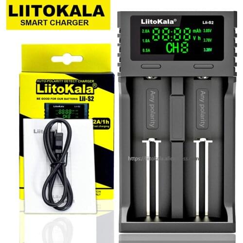Liitokala 3.7V Lithium Battery Charger Lii-500 Lii-S2 Lii-S4 Lii-PD4 Lii-PL4 For 18650 21700 26650 AA AAA 18350 18500