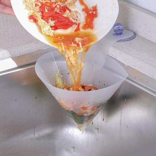 AYEVIN Foldable Kitchen Sink Strainer Self-Standing Sink Filter Food Vegetable Stopper Drain Filter Kitchen Anti-Blocking Gadget