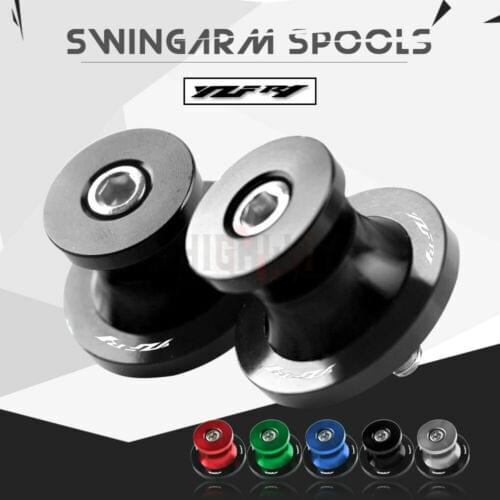 CNC Aluminum Motorcycle Frame Swingarm Sliders Spools Stand Swing Arm Slider Screw For YAMAHA YZF R1 YZF R1M R1S 2002-2016