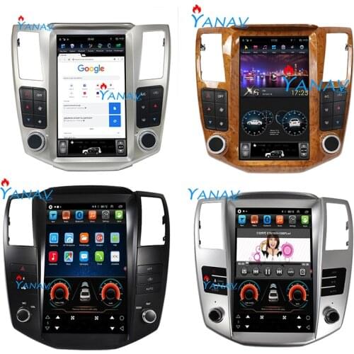 Android GPS Navigation Car Radio For-Lexus RX RX300 RX330 RX350 RX400H 2004-2008 Stereo Multimedia Player Tesla Tape Recorder