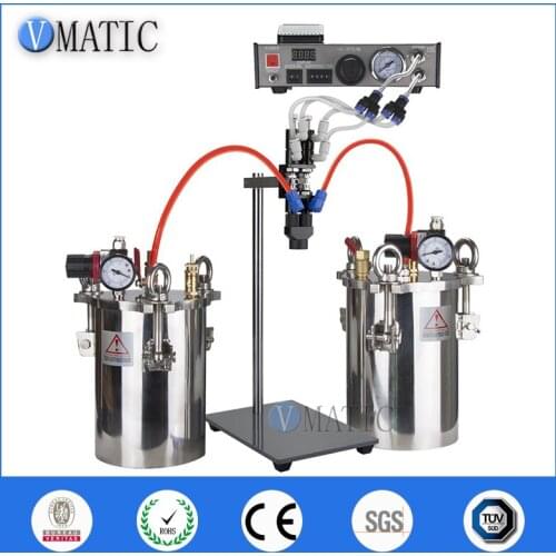 Free Shipping VMATIC Glue Dispensing Equipment Accurate Automatic Glue Machine With 2pcs 5L Pressure Tank Valve