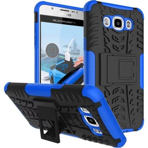 Peaktop Phone Case For Samsung Galaxy J7 2016 J710 J710F Case Heavy Duty Armor Hybrid Anti-knock Silicon Hard Back Cover