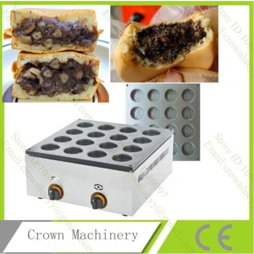 16-Hole Gas red Bean Cake Grill waffle maker machine
