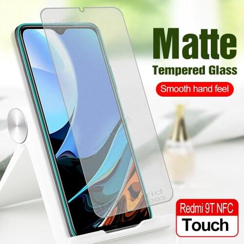 Redmi 9 t matte protective glass for xiaomi redmi 9t redmi9t 6.53'' glasses anti-fingerprint frosted screen protector film cover