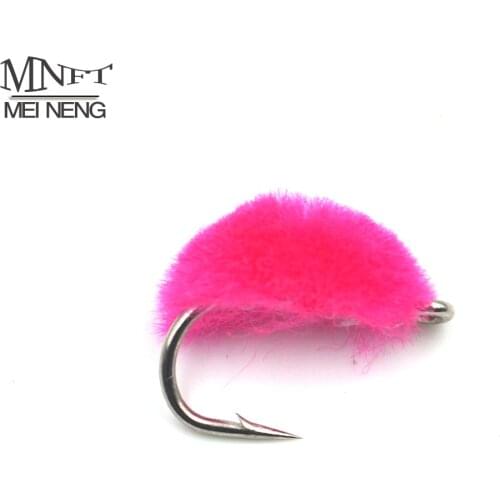 MNFT 10PCS 12# Foam Hot Pink Egg Fly Fishing Popular Flies Fly fishing Hook