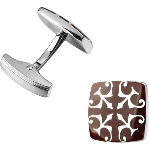 New high quality popular red magpie man Cufflinks Wedding Golden Mens Long Sleeve Shirt Cufflinks