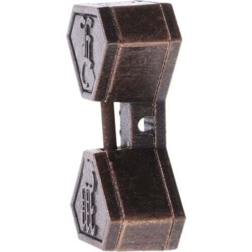 New Puzzle Alloy Box Lock Brain Teaser IQ Test Toys Adults Children Kids Gifts