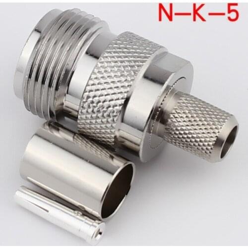 Radio frequency coaxial connector N-K5 connector radio frequency coaxial connector N-K-5 coaxial connector
