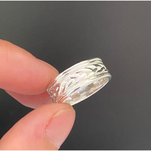 SALE Men Women Wholesale Fashion Silver Color Jewelry Simple Acessorios Male Wedding Ring