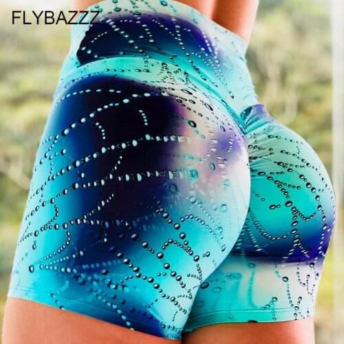 Sexy Women Sports Jogger Shorts Women Tie-dye Leggings Sportswear Summer Fitness Workout Yoga Running Shorts Gym Training Shorts