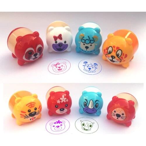 Cartoon Animals Stamps Children Toy Kids Seal For Scrapbooking Stamper DIY Cartoon Stamper Toys I0313
