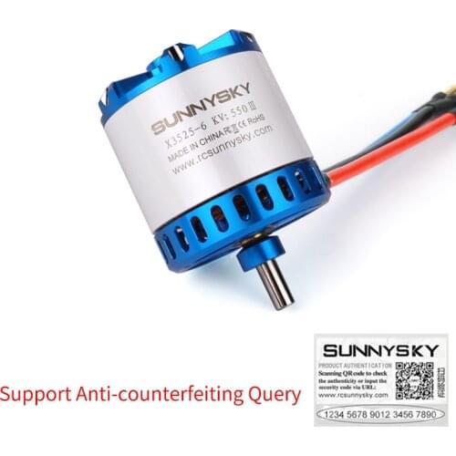 SUNNYSKY X3525 III KV465 KV550 KV650 KV860 KV1080 Brushless Motor for RC Drone