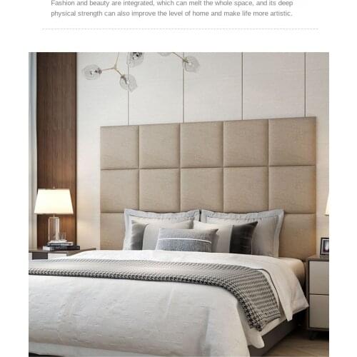 Children Room Thick Self-Adhesive Headboard Soft Bag Anti-Collision Tatami 3D Bedroom Tete De Lit Cabecero Wall Decoration