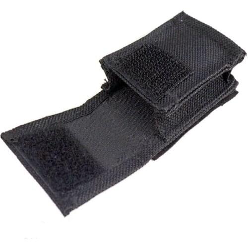 1pcs 9V Guitar Battery Bag Battery Pack 9V Bass Battery Box Battery compartment nylon cloth bag for Active Pickup Guitar Black