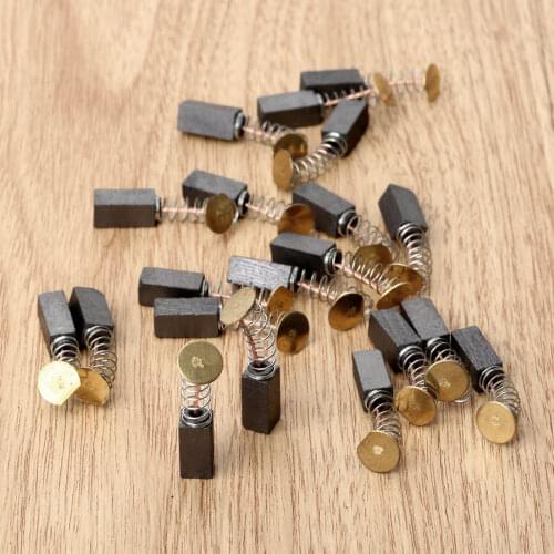 20Pcs Angle Grinder Carbon Brushes for Generic Electric Motor Power Tool Replacement 6mm*6mm*6.5mm