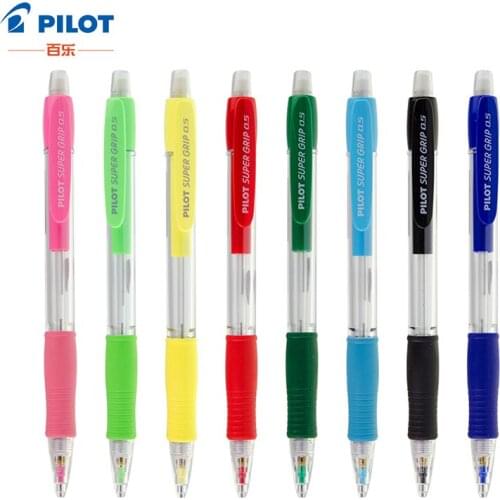 3Pcs Pilot 0.5mm Mechanical Pencil H-185SL Pencils Colored Lead Pencil Body With Eraser School Stationery Office Supplies