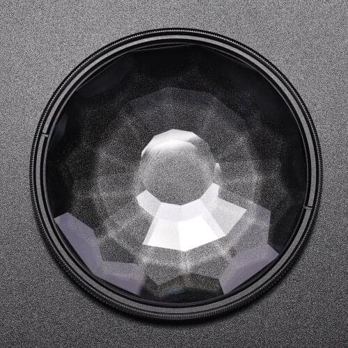 77 mm Kaleidoscope Prism Camera Glass Filter Variable Number of Subjects SLR Photography Accessories Video Photo Studio