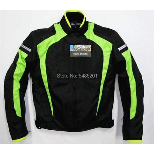 For Kawasaki Waterproof Fabric Thick Motorcycle Riding Jacket with Cotton Lining for Winter Racing Team Clothes
