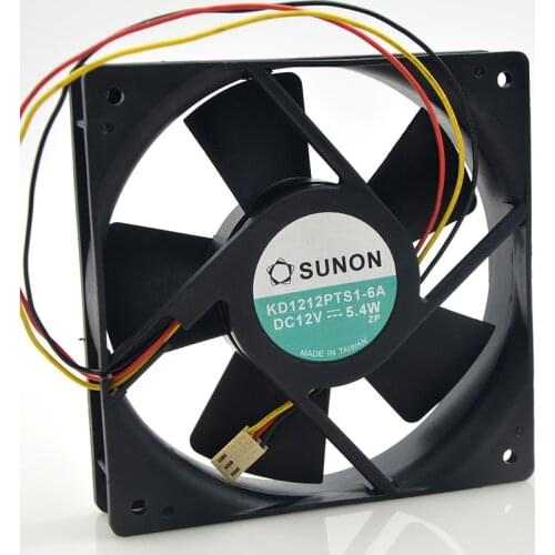 KD1212PTS1-6A FOR SUNON building standard kd1212pts1-6a 12V 5.4w 4.8w 12025 third-line cabinet cooling fan