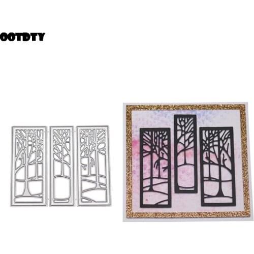 Creative Forest Metal Cutting Dies Stencil DIY Scrapbooking Album Stamp Paper Card Embossing Crafts Decor